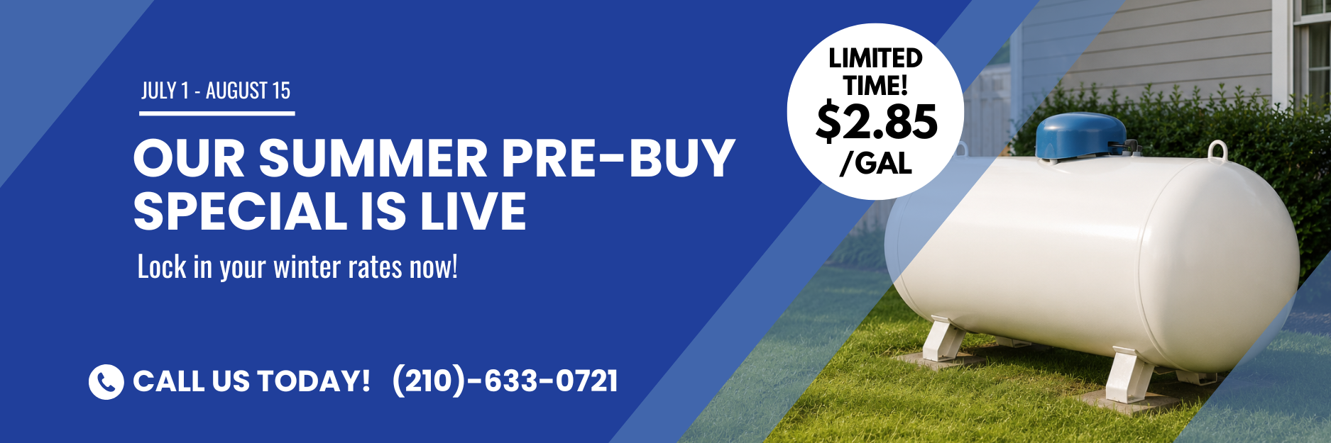 Mission Gas Summer Pre-Buy Special